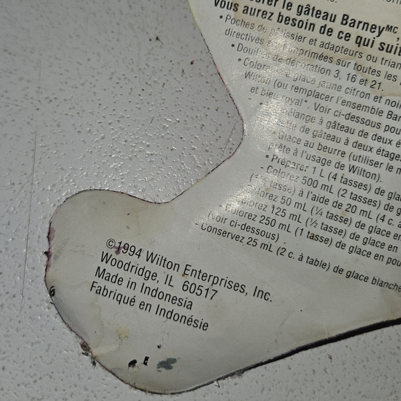 Vintage Wilton Barney Cake Pan Mold! - Picture 3 of 6